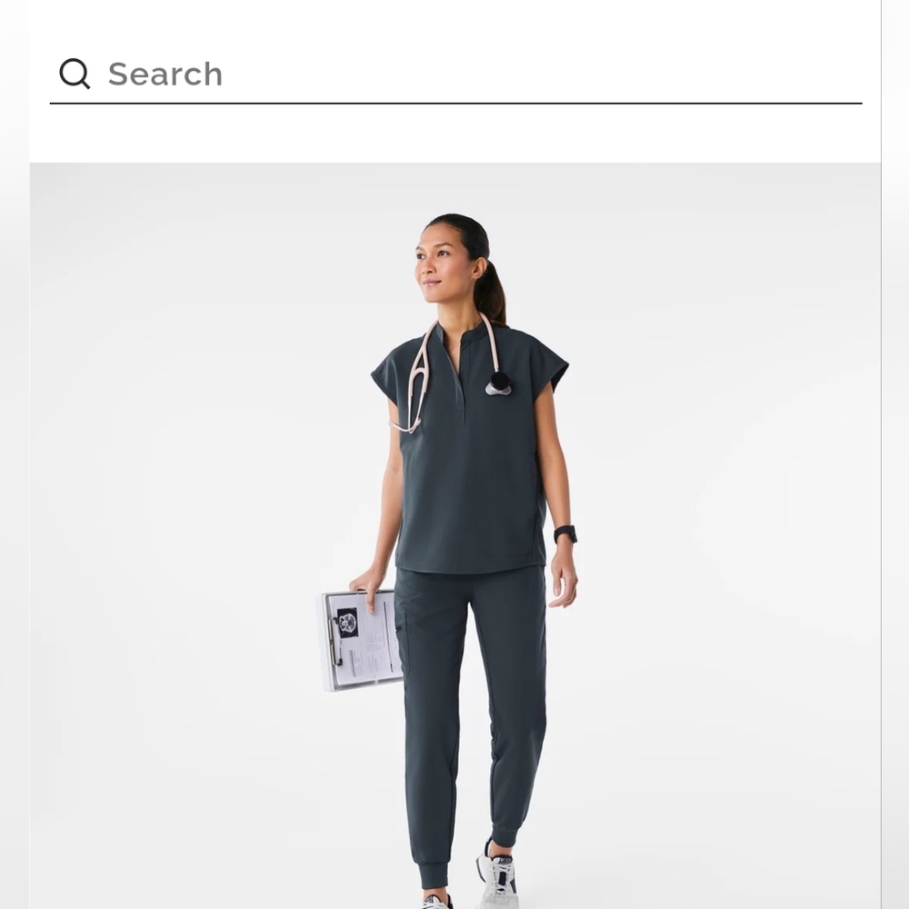 NWT Figs Rafaela Scrub Top Dark Harbor XS